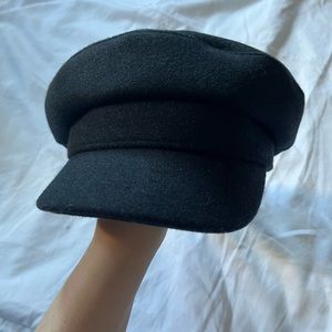 Adorable Y2K Navy Blue Newsboy Cap!